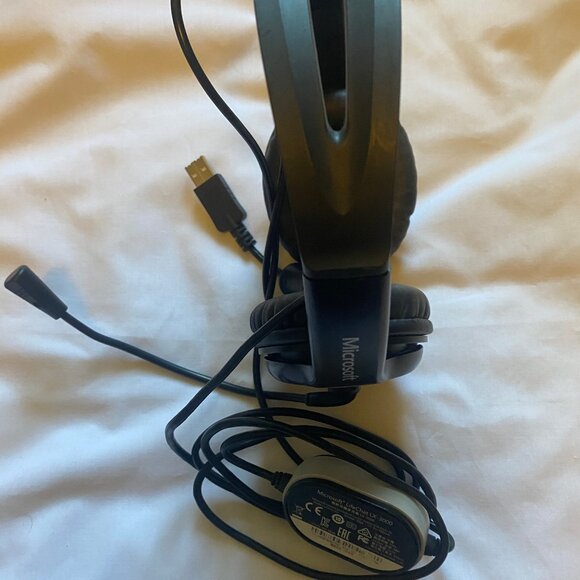 Microsoft LifeChat LX-3000 Digital USB Headset Headphones Microphone Model 1084 - Picture 5 of 7